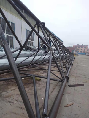 100m Gitter Telekommunikation Galvanisierter Stahlturm Robust Q345 Q235