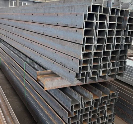Anpassungsfähige Hot Dip Galvanized Stahl H-Beam Stützmauern für Flughafenzaunpfosten