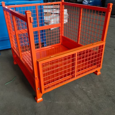 Stärkes Lagerlager Stahl-Metall-Palettenregale Orange-Stahlregal