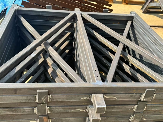 Anpassbare Stahlbauteile für vorgefertigte Stahlträger und -stützen für Wohn- und Gewerbebauprojekte